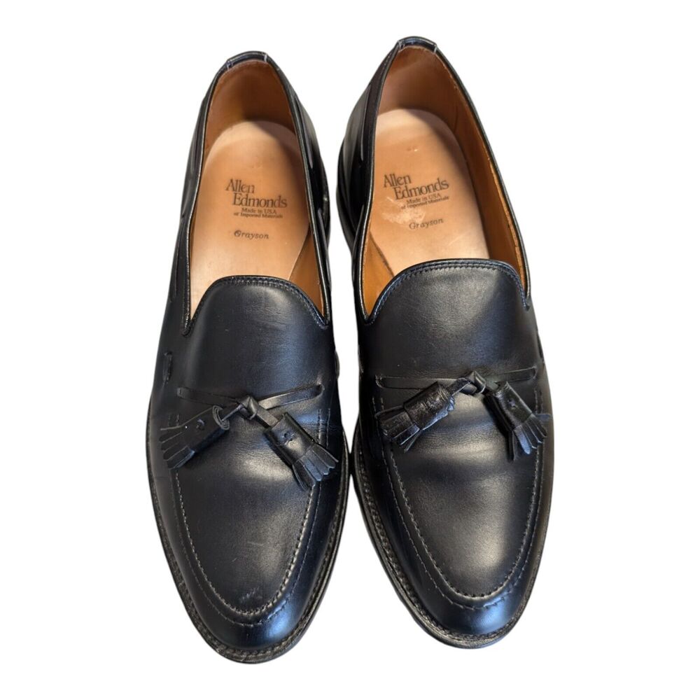 Allen Edmonds Black Leather Loafers - Picture 2 of 11